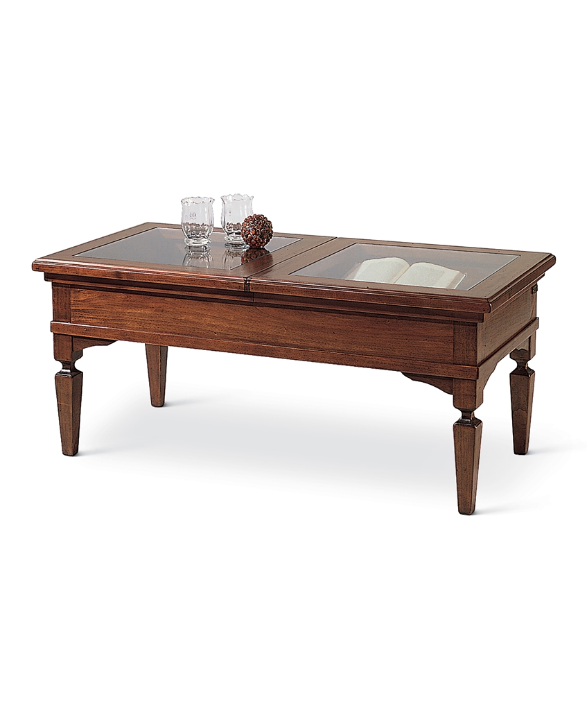 2238 Tifernoit Журнальный столик со стеклянной столешницей Soggiorno  - Вид №1