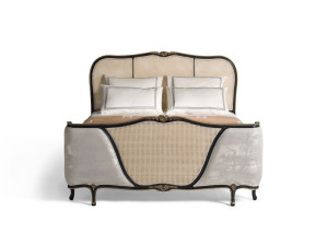 Венская соломенная двуспальная кровать