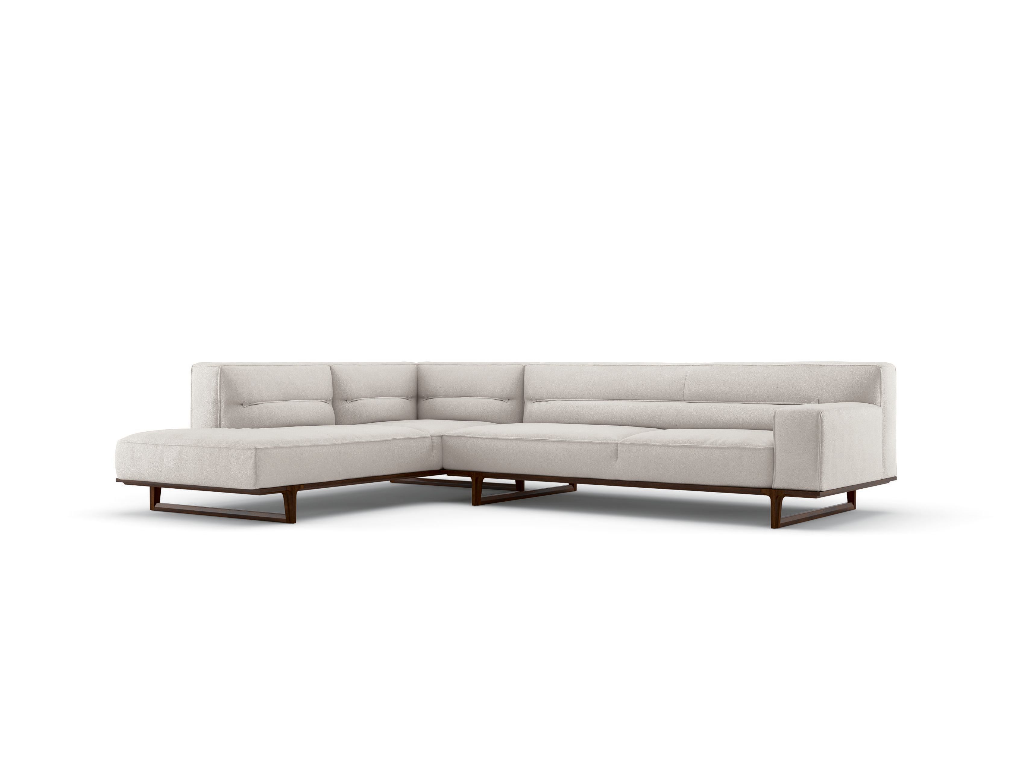 Кожаный модульный угловой диван Natuzzi Italia кендо ARCH-00052407 - Вид №1