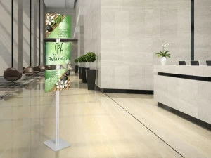 STUDIO T Напольный дисплей из алюминия Inuno