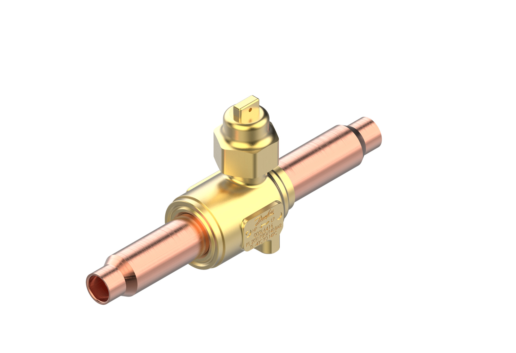 Danfoss GBCT — Запорные шаровые краны для CO2 140 бар GBCT 16s Кран шаровый 009L6586  - Вид №5