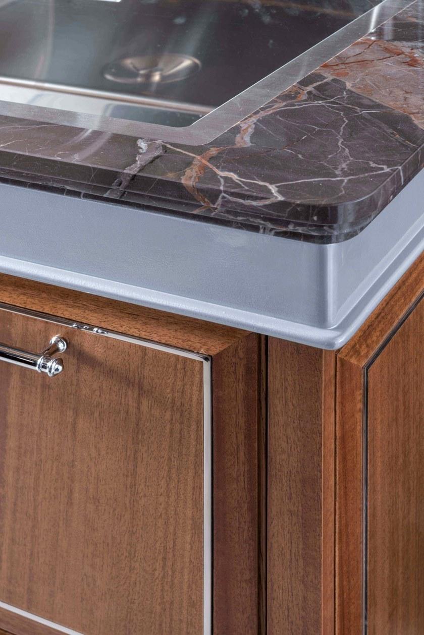 Martini Interiors Кухня на заказ из эвкалипта с ручками с полуостровом Essenza sun-id-1470554 - Вид №13