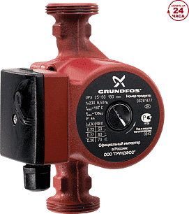 Циркуляционный насос GRUNDFOS UPS 25-60  с гайками