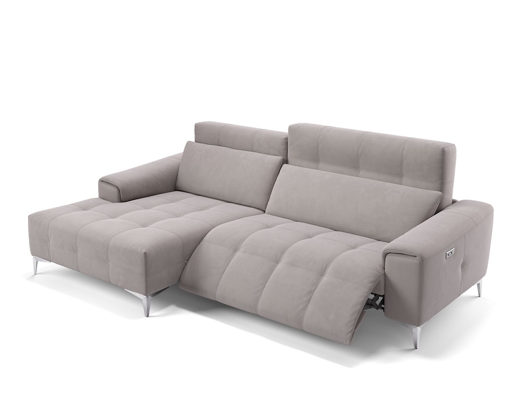 Тканевый диван с полуостровом Sofanella Саленто ARCH-00034169