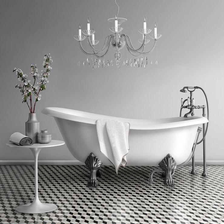 Ideamarmo Мраморная мозаика Cube 1925 Cb 602 - Вид №3