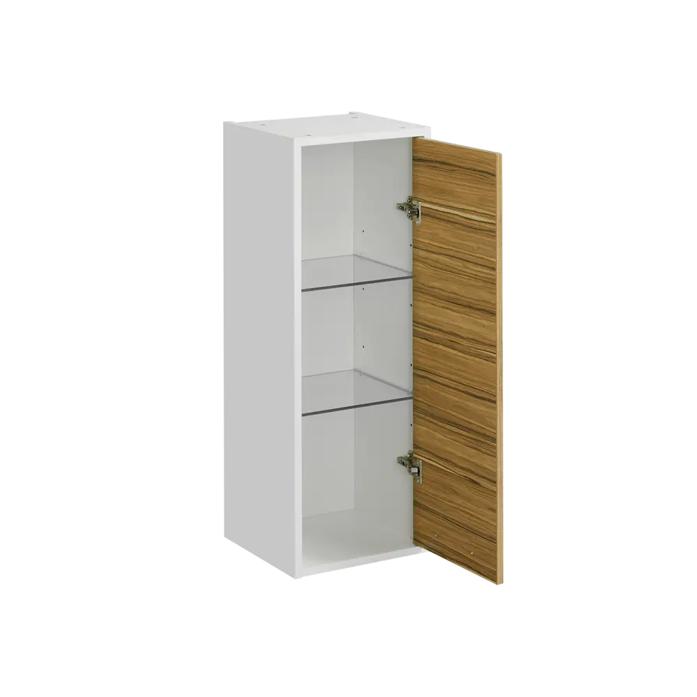 Пенал Aquaton Мерида 33 см цвет белый эбони светлый STLM-2108987 - Вид №2