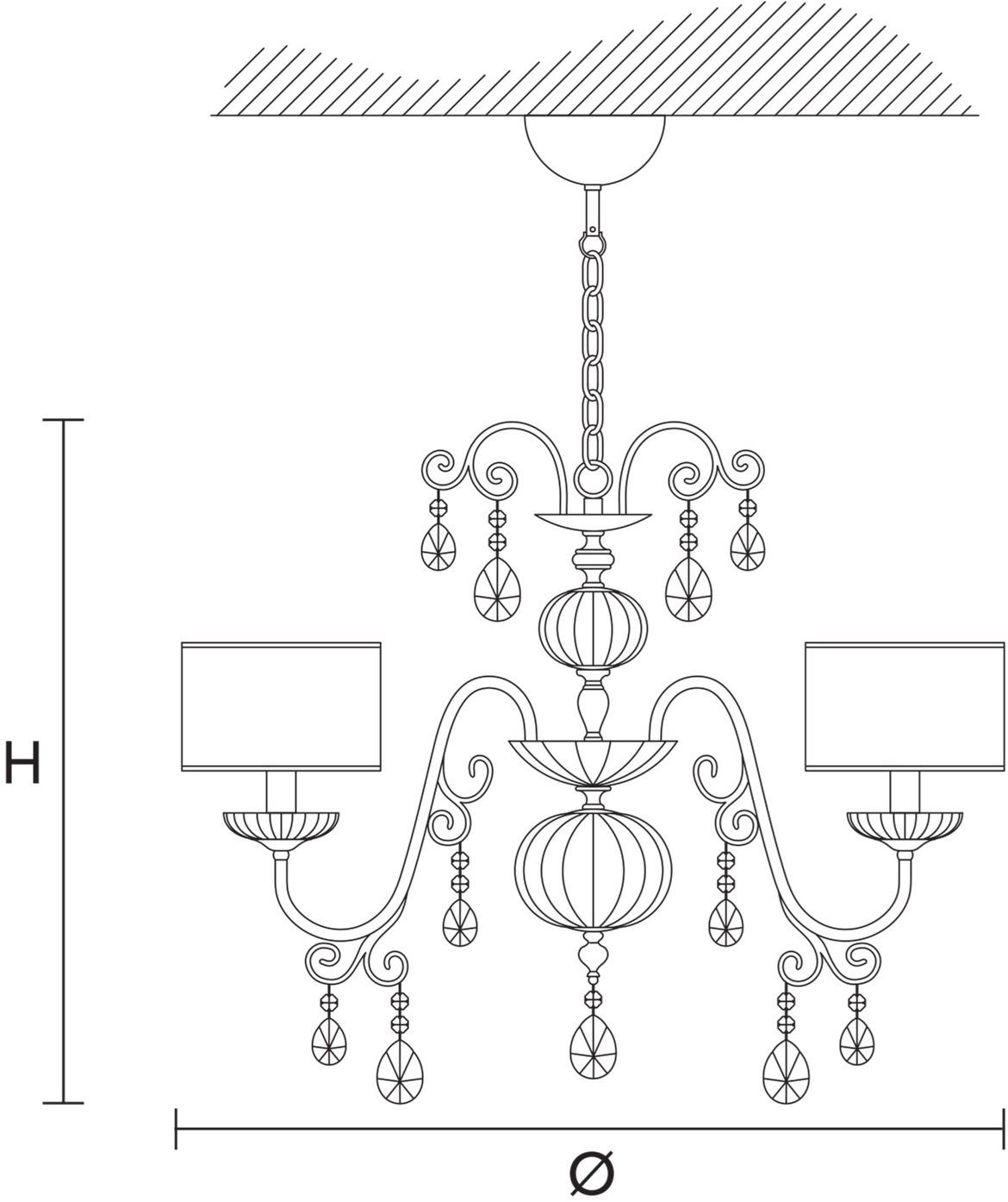 Masiero Люстра из латуни с кристаллами Antika sun-id-1475541 - Вид №1