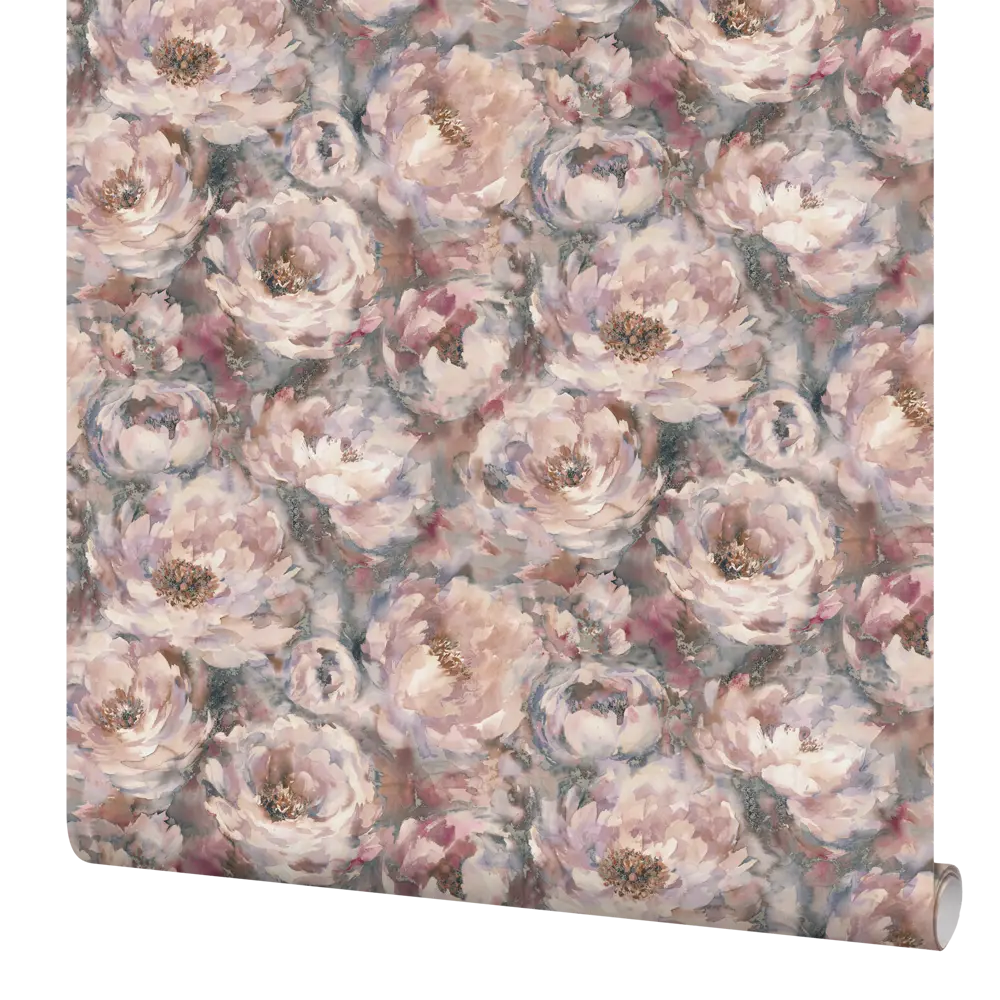 Обои флизелиновые Inspire Peony светло-бежевые 1.06 м Fossil 4 83617733 STLM-2148307