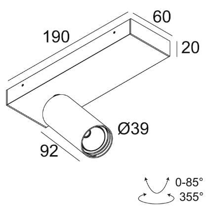 Круглый потолочный светодиодный прожектор Deltalight Spy ARCH-00005211 - Вид №1