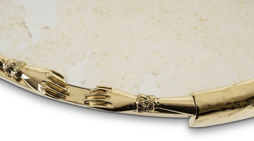 Malabar Настенное зеркало из латуни sun-id-1454704 - Вид №3