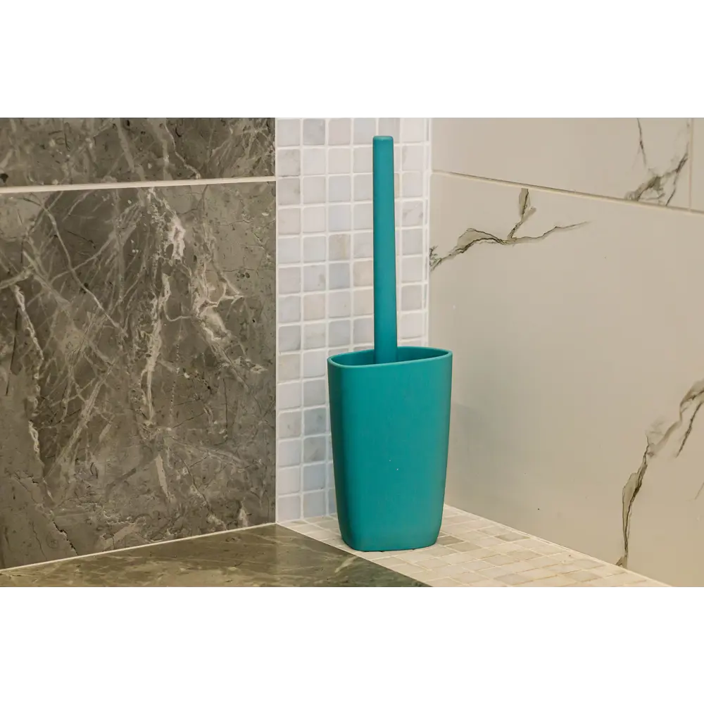 Ёршик для унитаза Vidage Asimetria цвет голубой STLM-2131777 - Вид №3