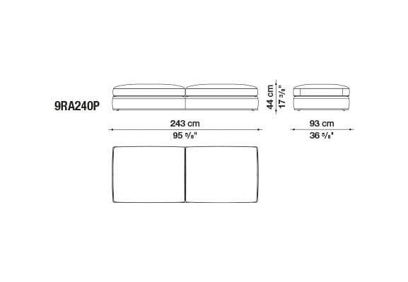 Ткань диван B&B Italia Ричард ARCH-00082196 - Вид №25