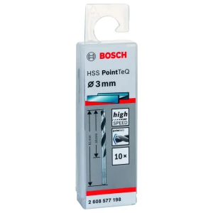 Набор свёрл по металлу Bosch PointTeQ 3x61 мм, 10 шт. 83433523 STLM-2081093