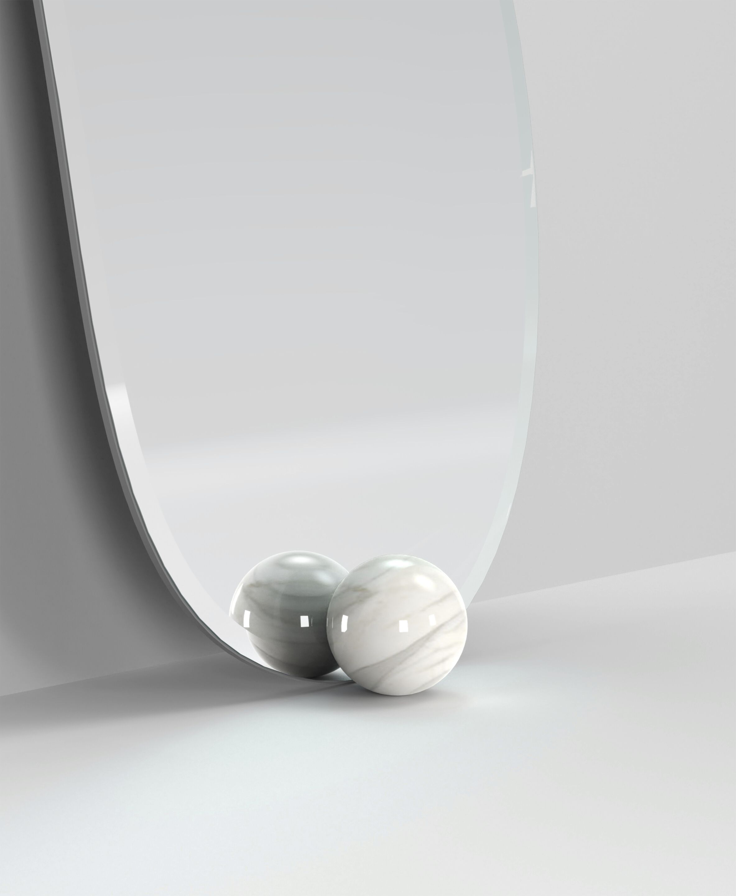 Напольное зеркало с мраморной основой Secolo 1931 ARCH-00090877 - Вид №1