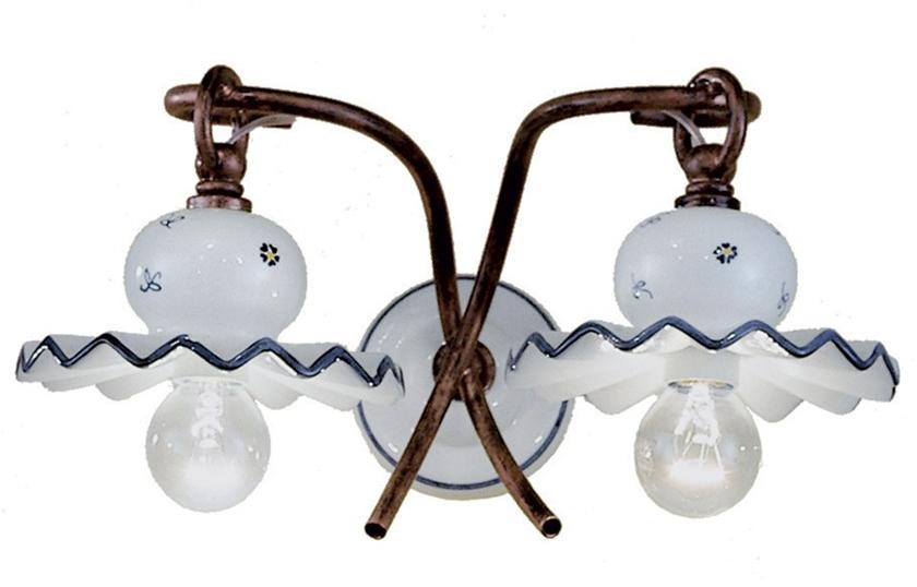 FERROLUCE Настенный керамический светильник с фиксированным кронштейном Roma C400 - c401 - Вид №1