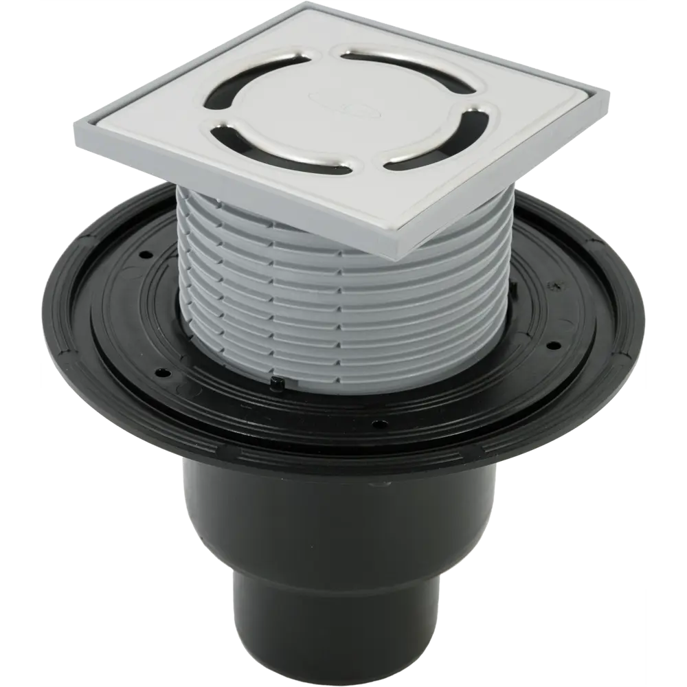 Трап для душа HL 123x123 мм регулируемый по высоте гидрозатвор вертикальный 82485799 STLM-2071885 