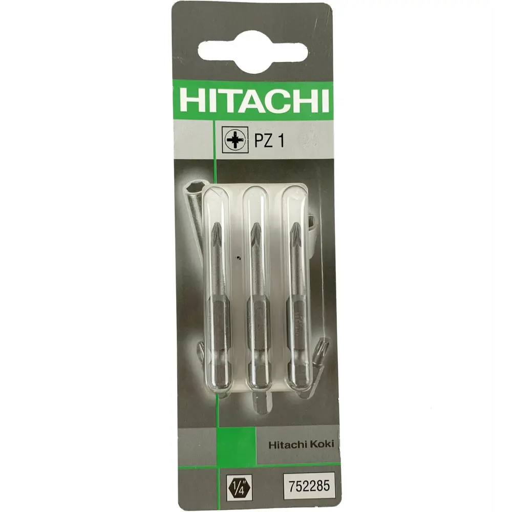 Бита крестовая Hitachi HTC-752285 PZ1x50 мм, 3 шт. 85093960 STLM-2027380  - Вид №3