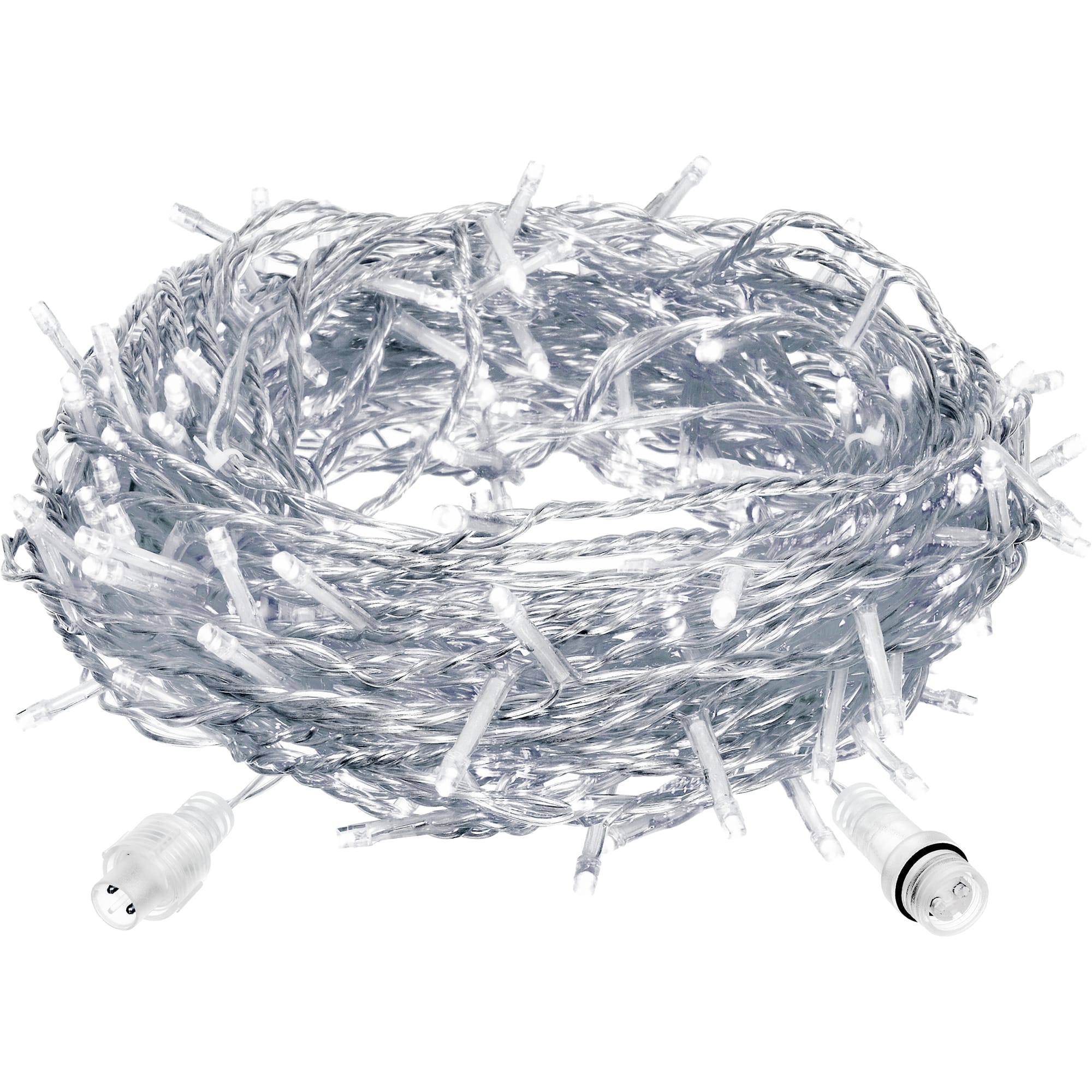 82341999 Электрогирлянда наружная «Занавес» 1x2 м 96 LED 6 нитей холодный белый Santreyd  - Вид №1