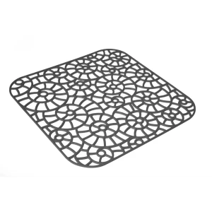 Коврик для мойки Мартика Грата 28x28 см полипропилен цвет серый