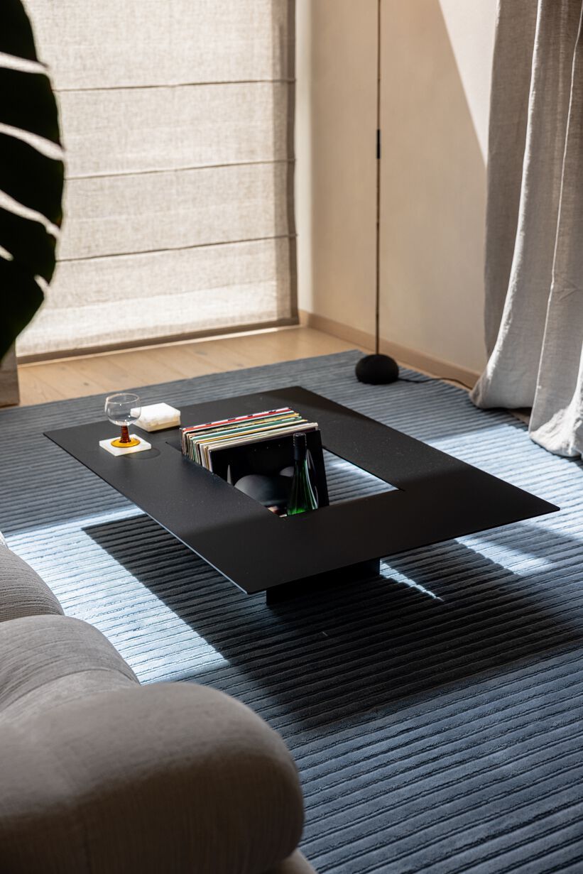 Низкий журнальный столик из листового металла Metallbude CUT ARCH-00111188 - Вид №24