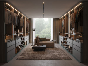 Шкаф-купе с половинным плечом