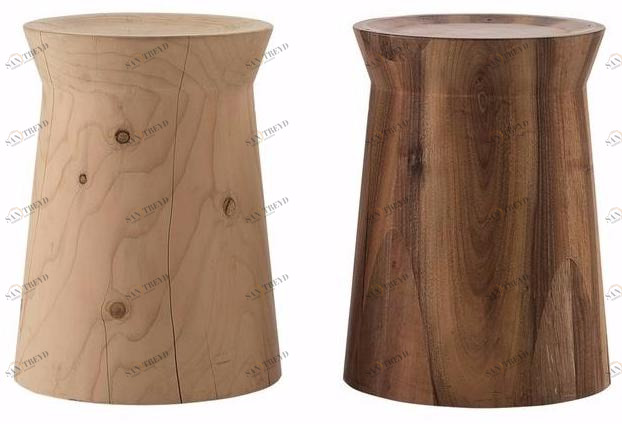 Poliform Круглый журнальный столик из массива дерева sun-id-1455217