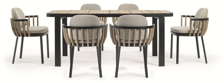 Ethimo Садовый стул из тика с подлокотниками Swing Swpd05 - Вид №11