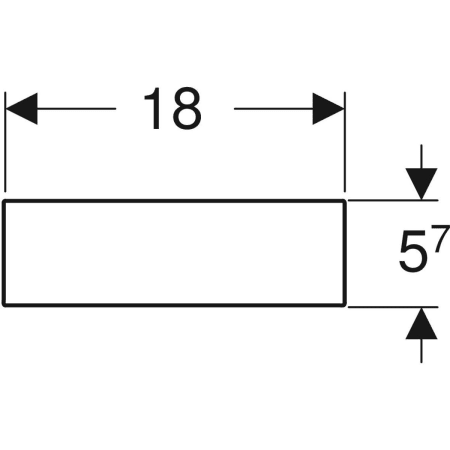 501.156.00.1 Перегородка для выдвижного ящика Geberit VariForm H-образная, для верхнего выдвижного ящика Geberit  - Вид №3