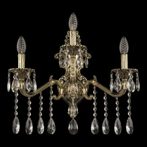 Бра настенное золотистое Bohemia Ivele 7202B15 GB BOHEMIA IVELE СВЕЧА 00-3889095 Золото