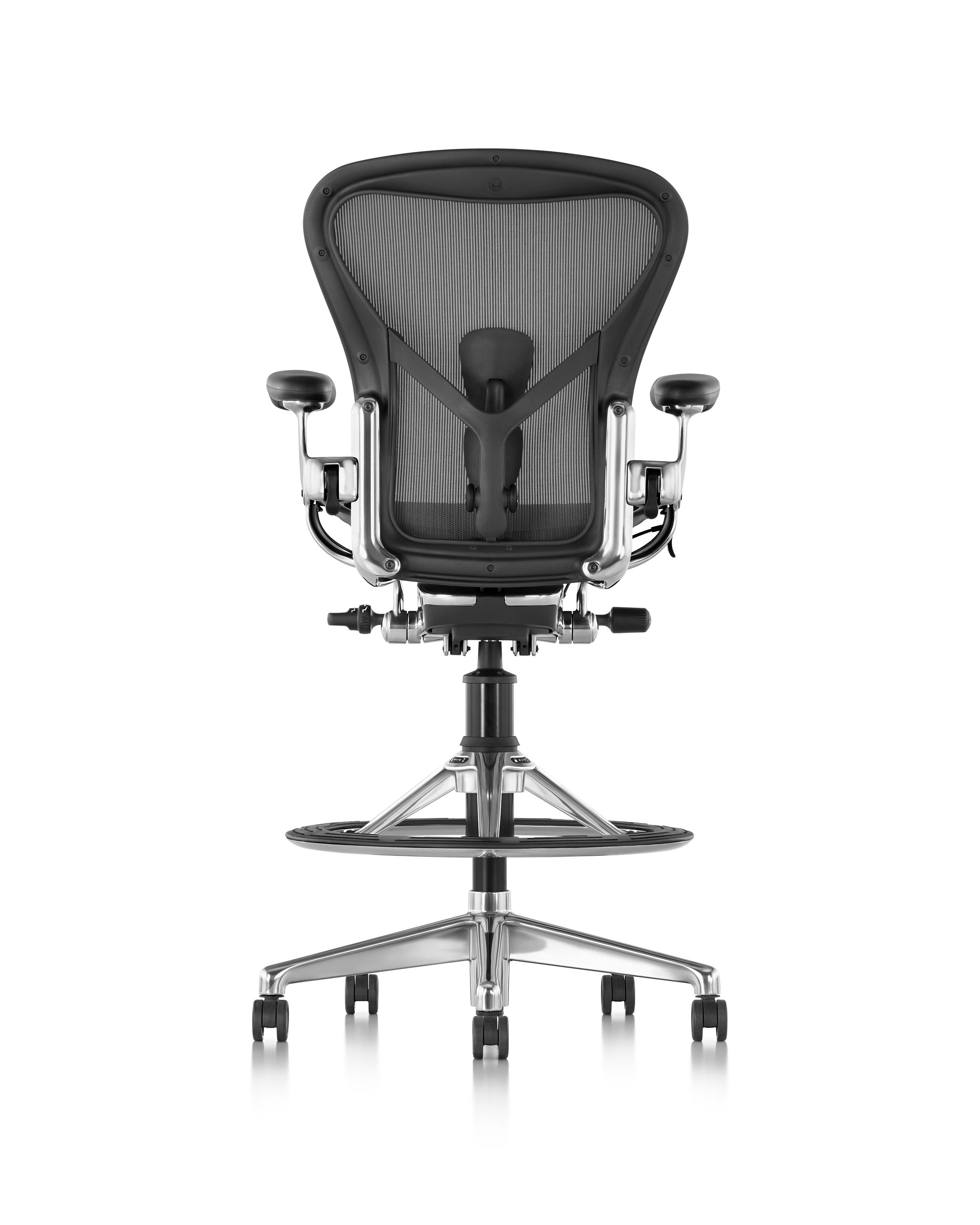 5 спиц поворотный офисный стул с подлокотниками Herman Miller Aeron ARCH-00029451 - Вид №15