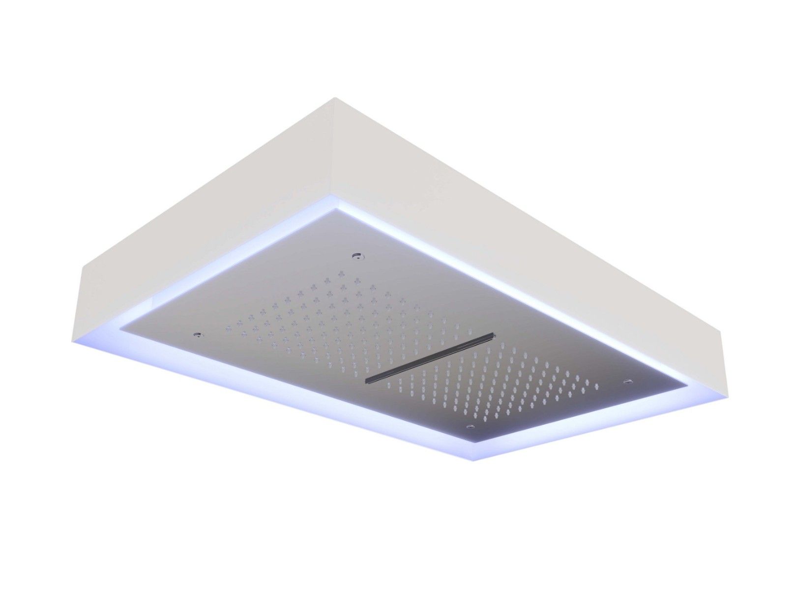 Прямоугольная душевая головка из нержавеющей стали с освещением CRISTINA Rubinetterie насадки для душа с освещением-Inox collection ARCH-00025086 - Вид №1