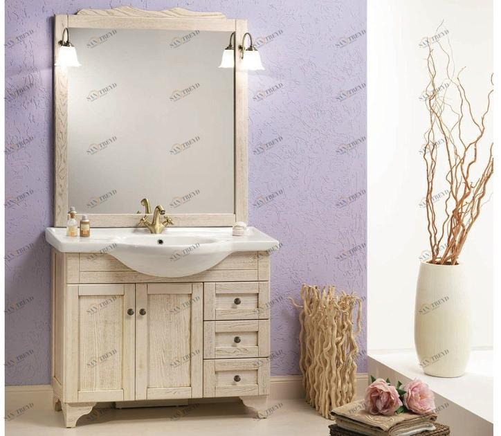 Mobiltesino Тумба под умывальник с зеркальными дверцами Natura Nt 72