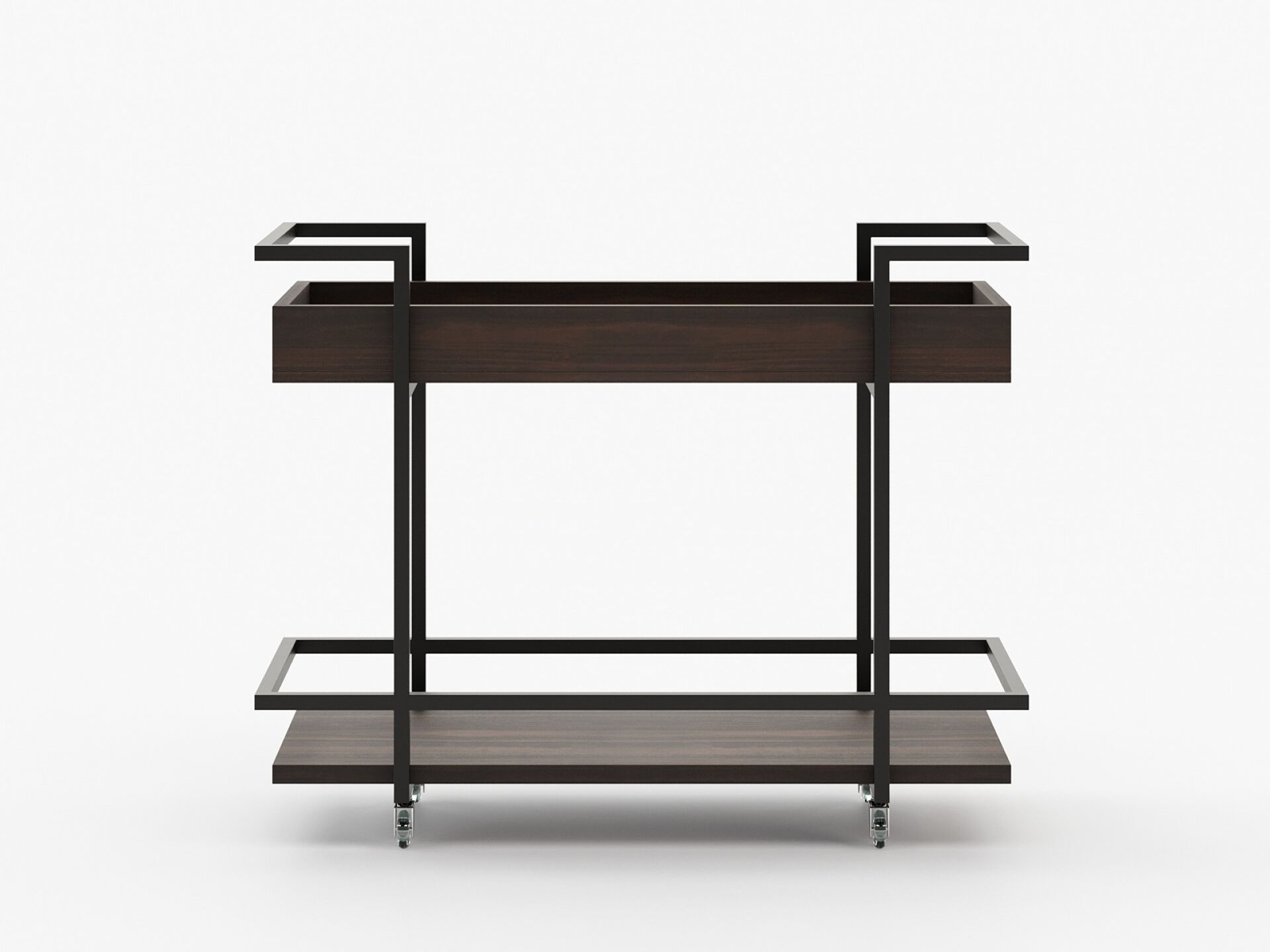 Деревянная тележка для еды Laskasas JANICE ARCH-00096535 - Вид №1