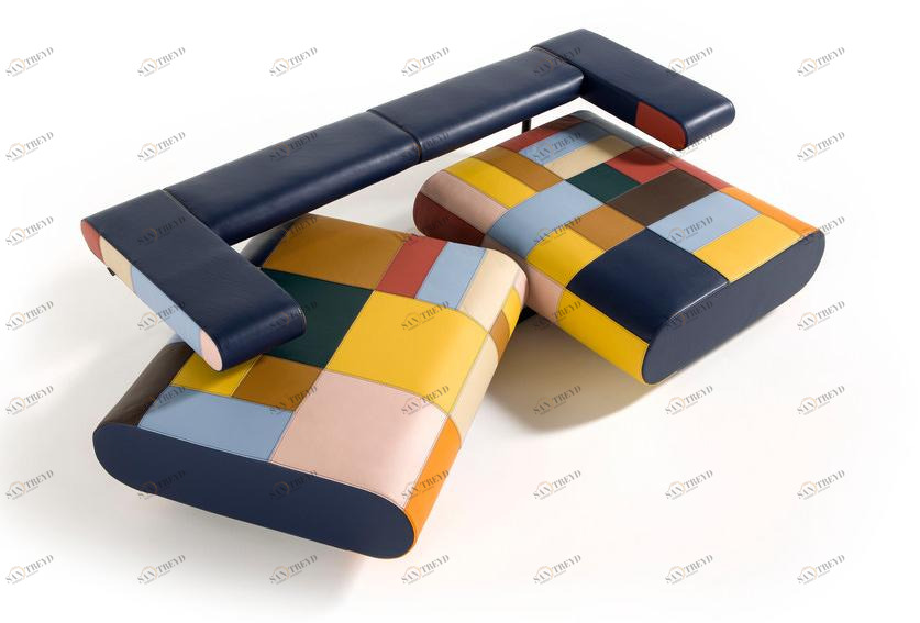 Egoitaliano Диван-трансформер в коже Alice sun-id-1387806