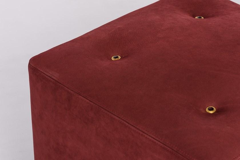 Bellotti Ezio Стеганый пуф с квадратной подкладкой из нубука Delfi 2017-42 - Вид №1