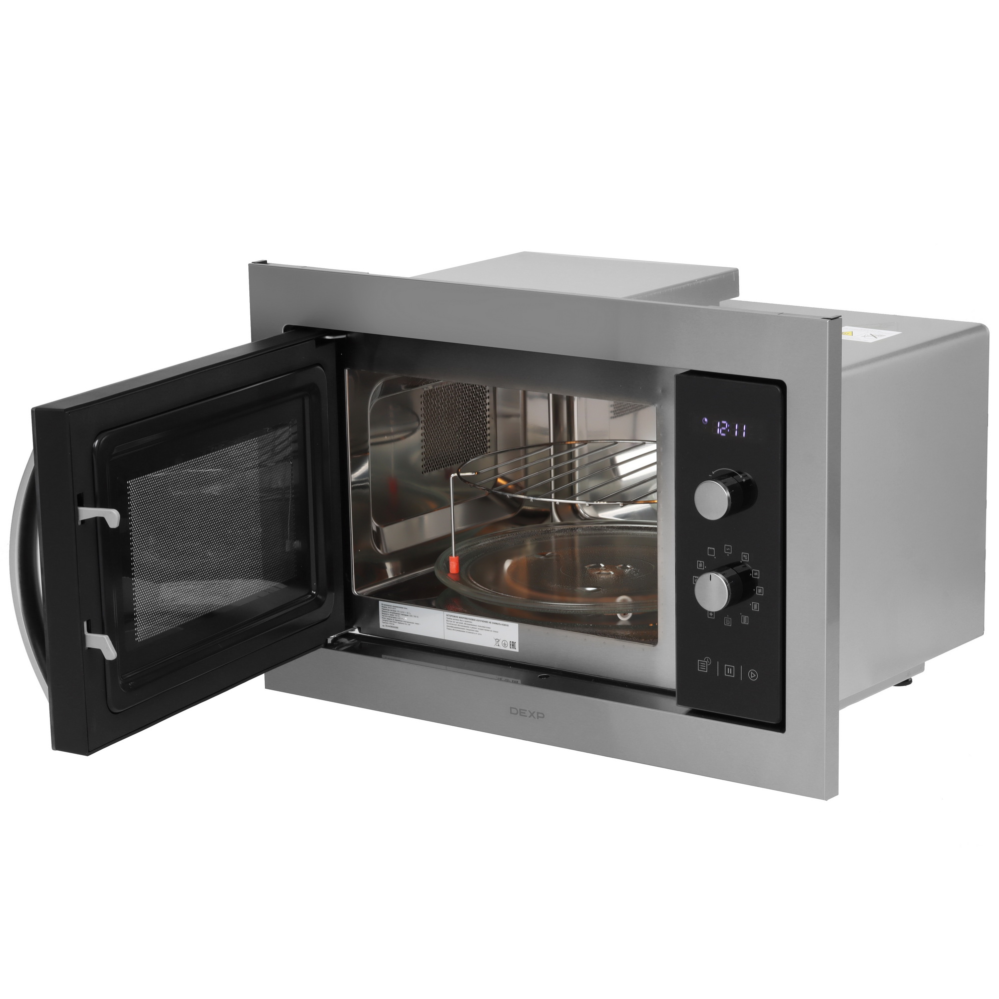 9165398 Встраиваемая микроволновая печь DEXP BM25-B01H черный STDN-0092581 - Вид №4