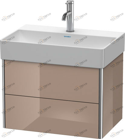 XS416708686 XSquare Тумбочка подвесная компакт Капучино глянцевый лак Duravit