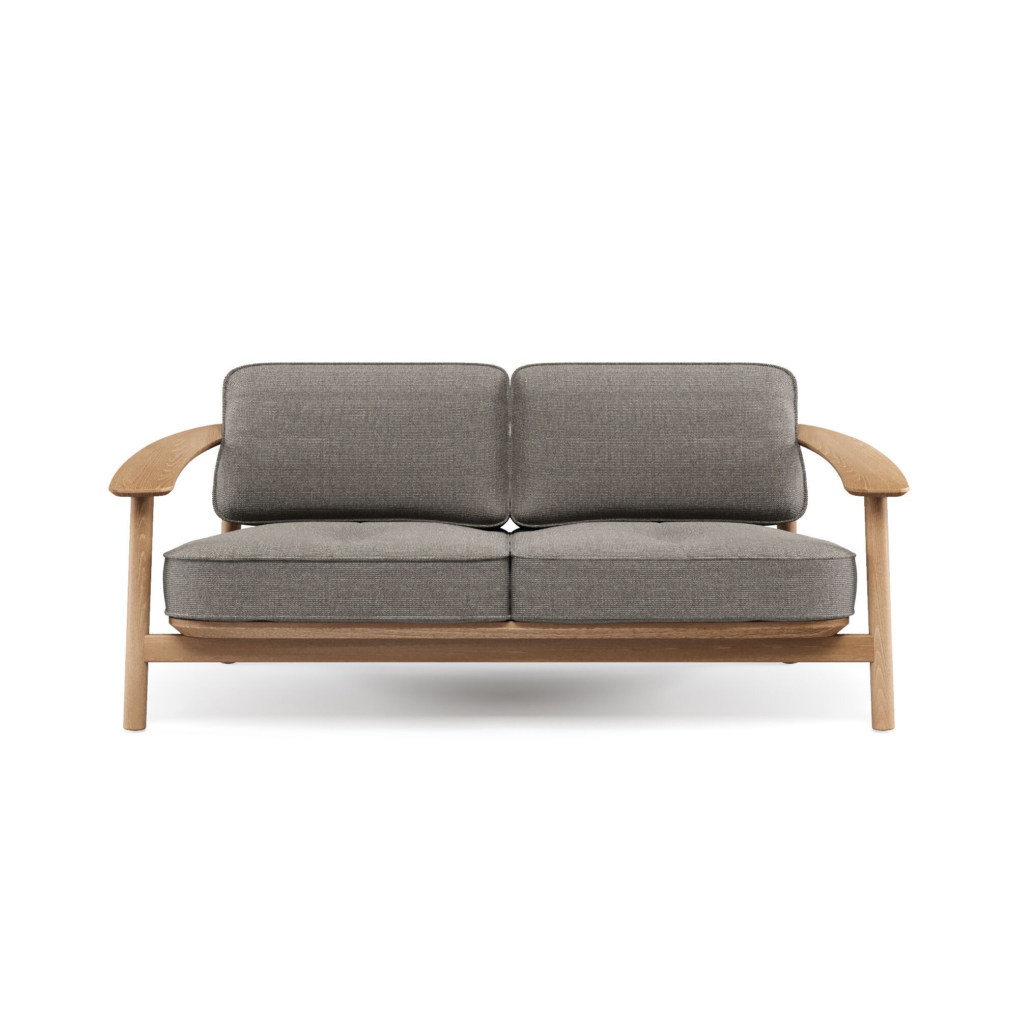 Тканевый садовый диван с тиковым корпусом emu Близнецы ARCH-00120635 - Вид №1