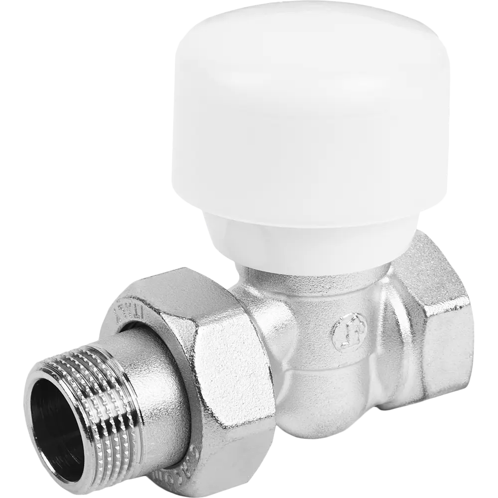 Регулирующий клапан GIACOMINI для радиатора прямой 3/4" латунный 85063348 STLM-0058136