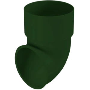 Сливное колено Fineber ø80 зелёный