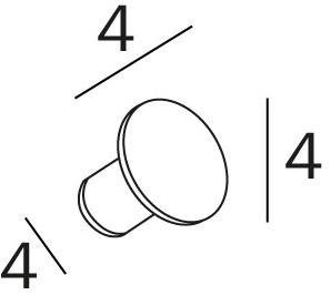 INDA® Крючок для халата / полотенцедержатель  Av120a  - Вид №1