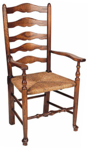 W537 Линкольн Ladderback Стул ijlbrown