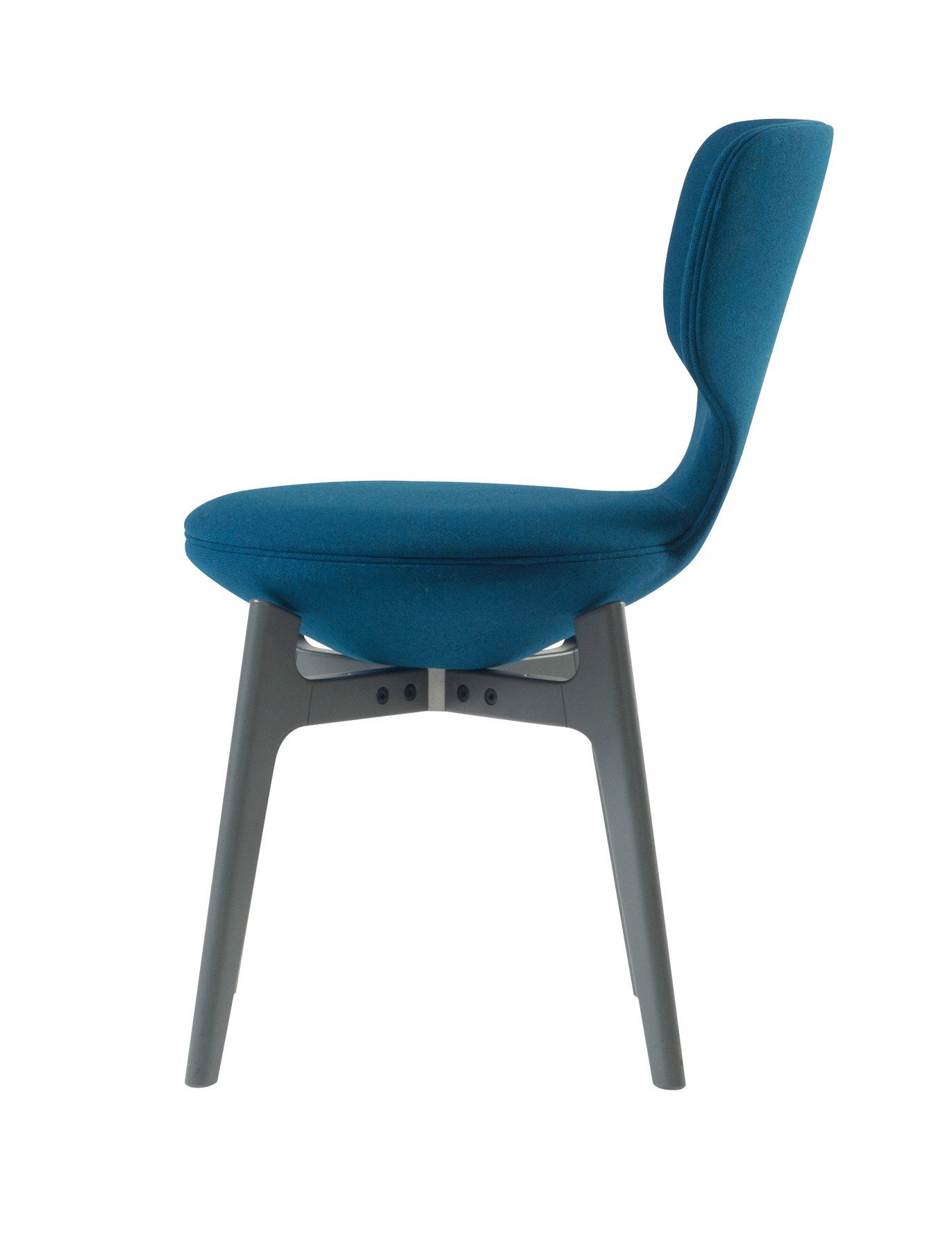 Тканевый мягкий поворотный стул ROCHE BOBOIS U-Turn ARCH-00022122