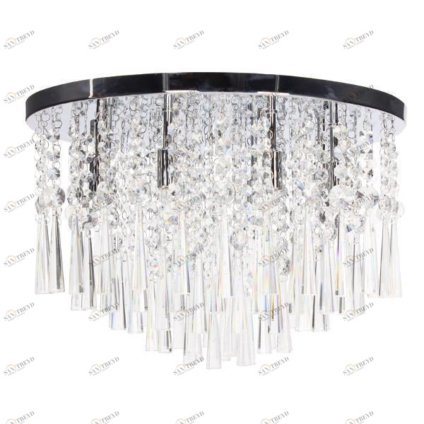 Дизайнерская потолочная люстра Spot Light Luxoria 9018828 хром SPOT LIGHT ДИЗАЙНЕРСКИЕ, LUXORIA 109220 Хром 