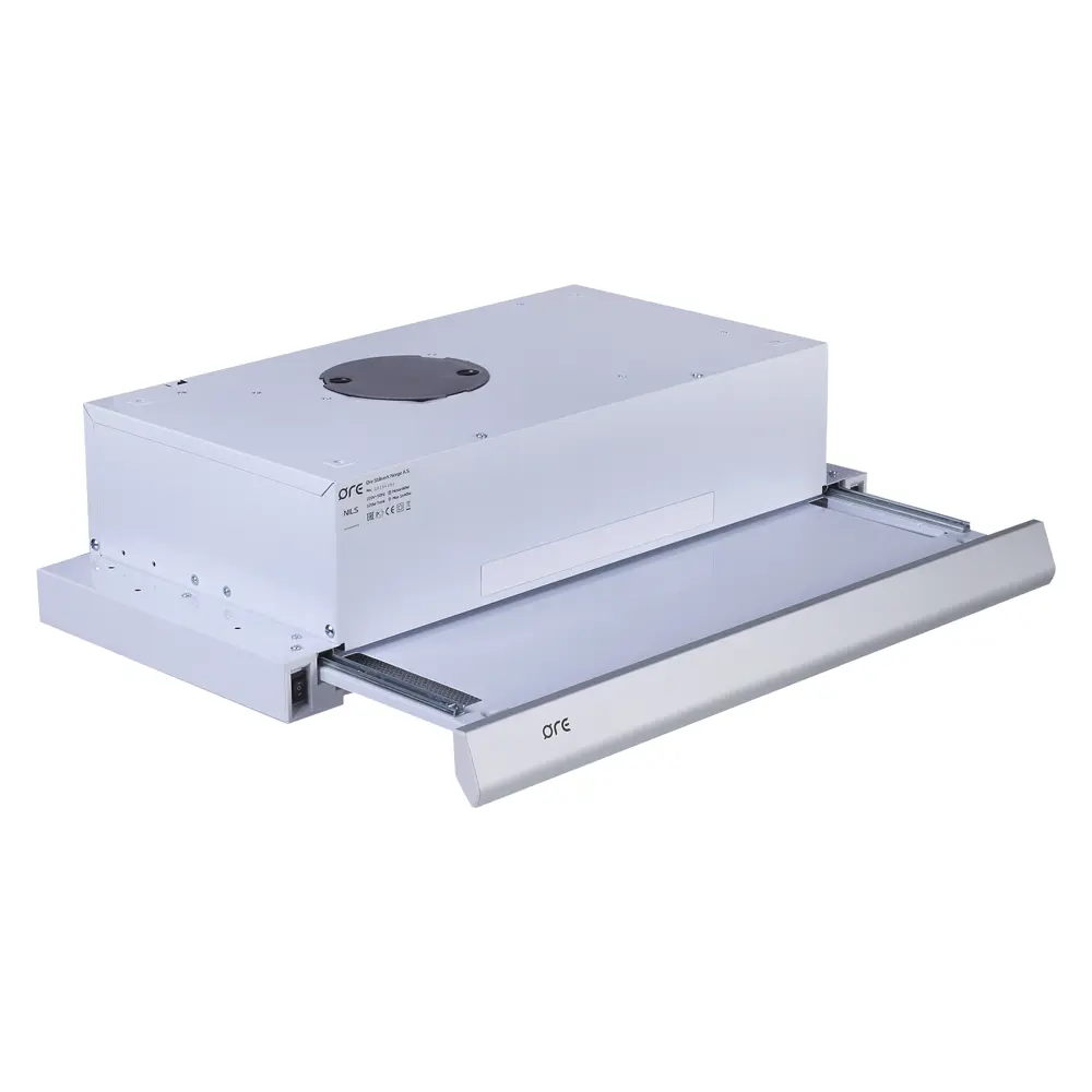 Вытяжка встраиваемая Ore Nils 60 см цвет белый STLM-2000502 - Вид №1