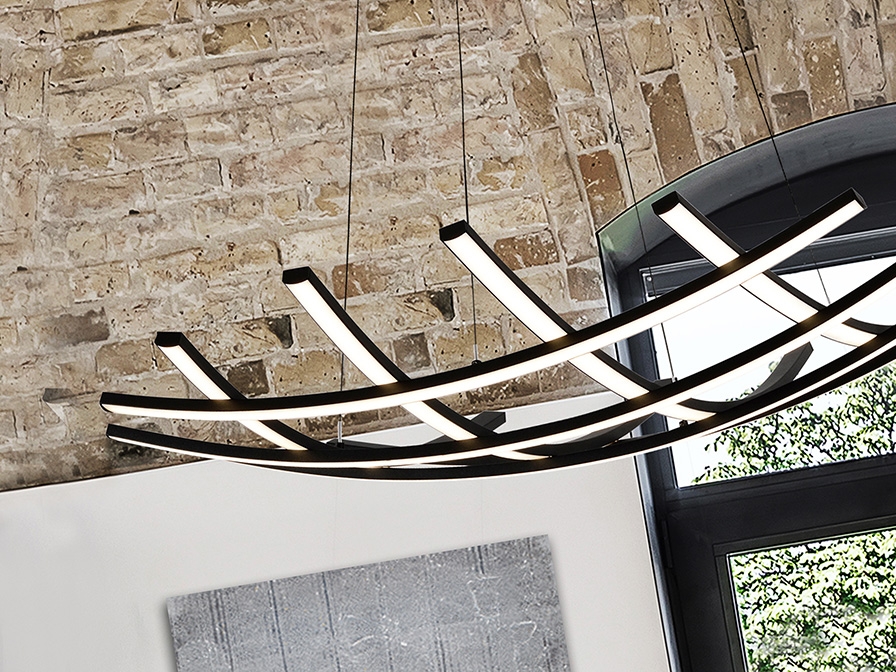 108979 Подвесной светильник 78Ø черный DIM Schuller Trama II  - Вид №3