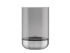 Стальные и стеклянные подсвечники