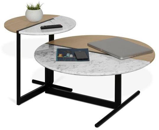 TemaHome Низкий круглый мраморный журнальный столик  9003.628955  - Вид №7