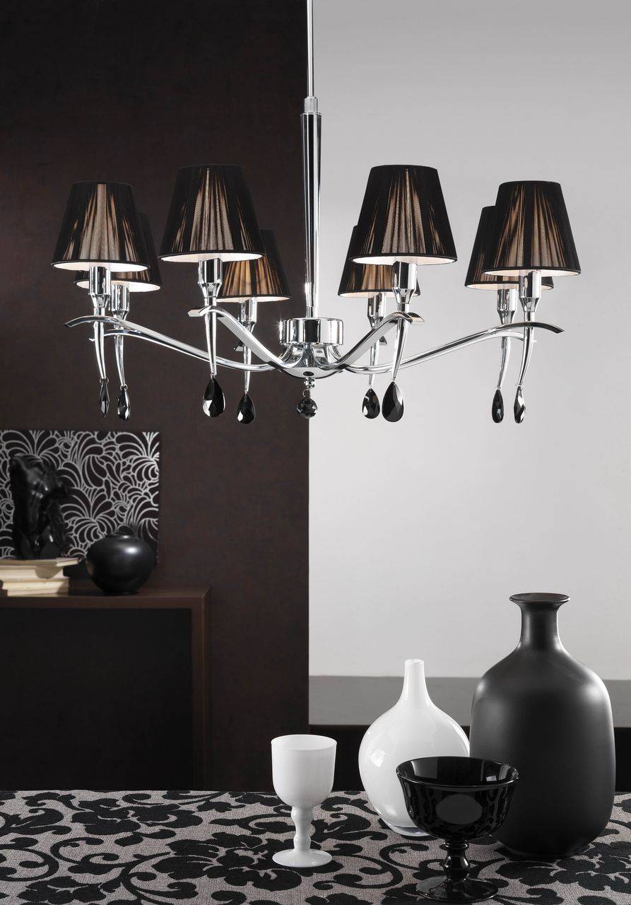 Подвесная люстра Mantra Viena 0341 MANTRA ДИЗАЙНЕРСКИЕ, VIENA BLACK 055851 Черный  - Вид №1