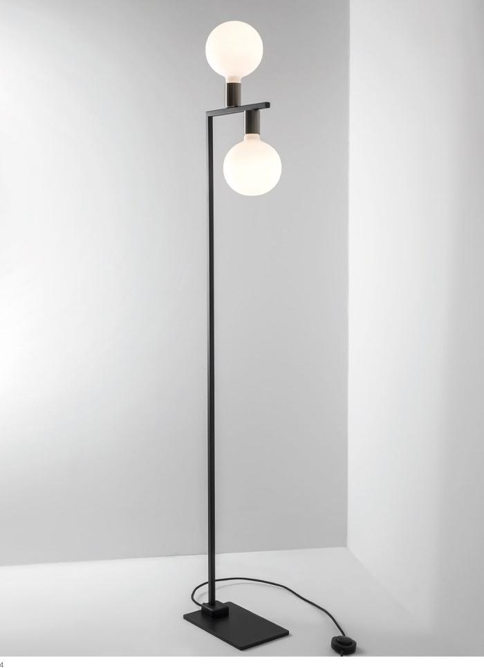 Rossini Illuminazione Торшер из металла с диммером Twin Twi005 - Вид №1